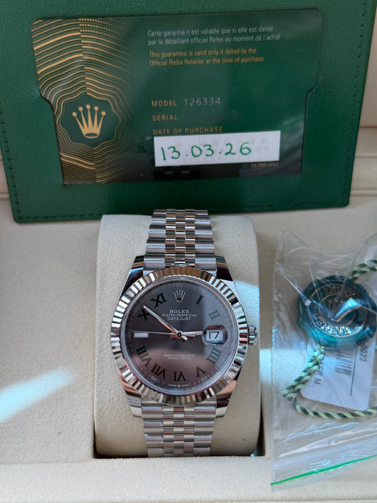 2026 Rolex Datejust Wimbledon 41mm 126334
