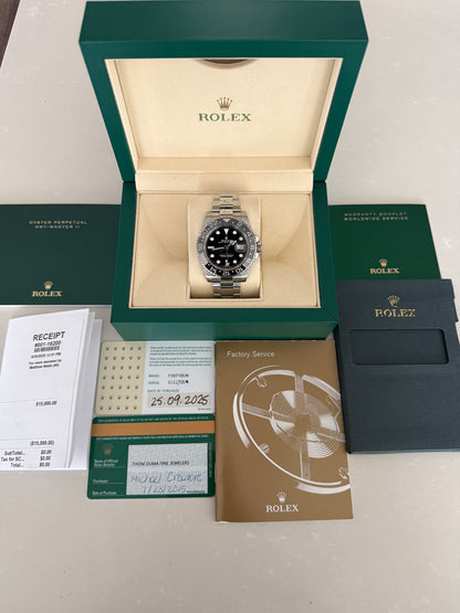 2015 Rolex GMT Master II "Green Arrow" 40mm 116710LN (2025 CPO - Still Under Warranty)