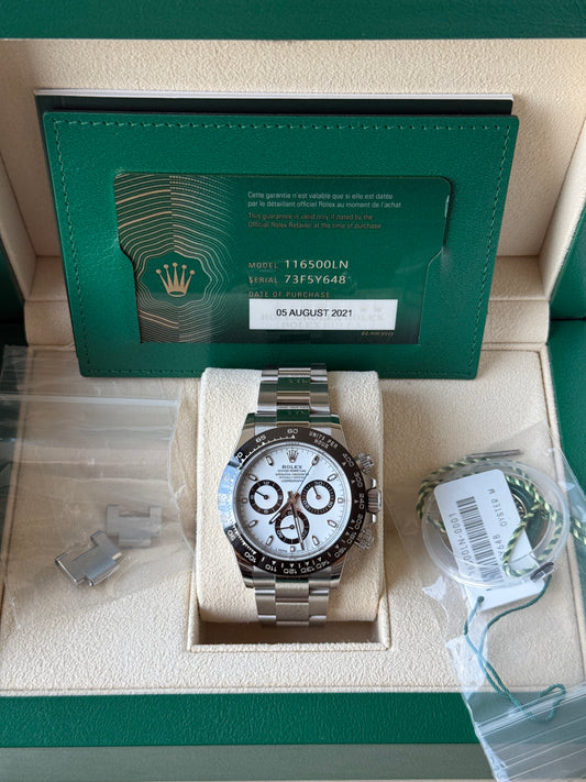 2021 Rolex Daytona “Panda” White