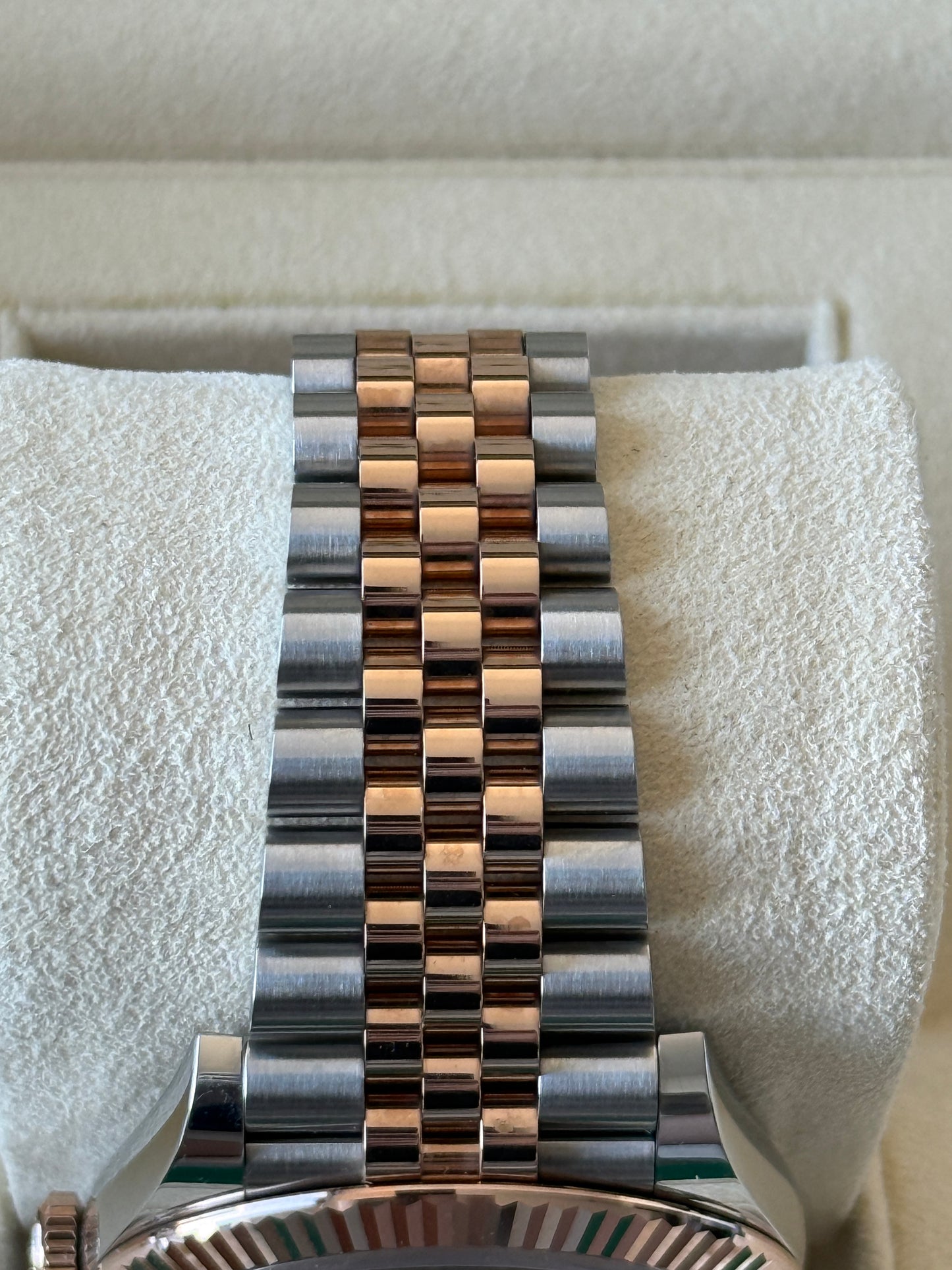 2018 Rolex Datejust Chocolate Two Tone Rose Gold 41mm 126331 "NOS"