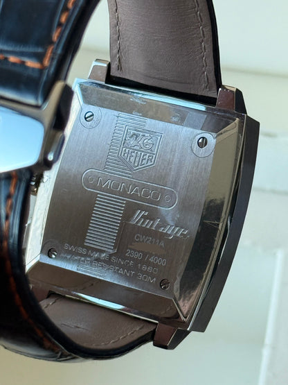 Tag Heur Monaco Special Edition Black 38mm "Gulf" CW211A