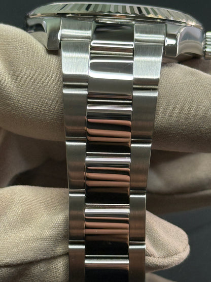 2012 Rolex 41mm Datejust II Rhodium Diamond 116334