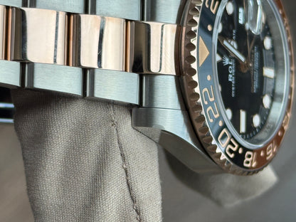 2024 Rolex GMT Master II “Rootbeer” Black/Brown Two Tone Rose Gold