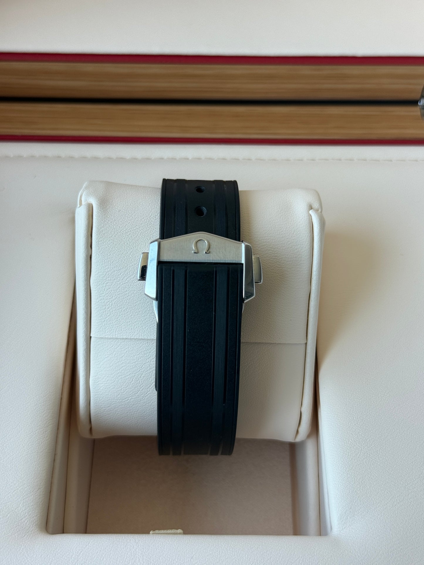 2023 Omega Seamaster 300m White on Black Rubber