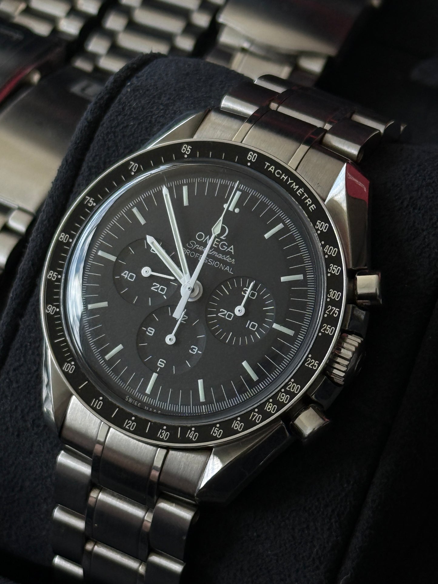 2018 Omega Speedmaster Moonwatch Pro Hesalite Cal. 1861