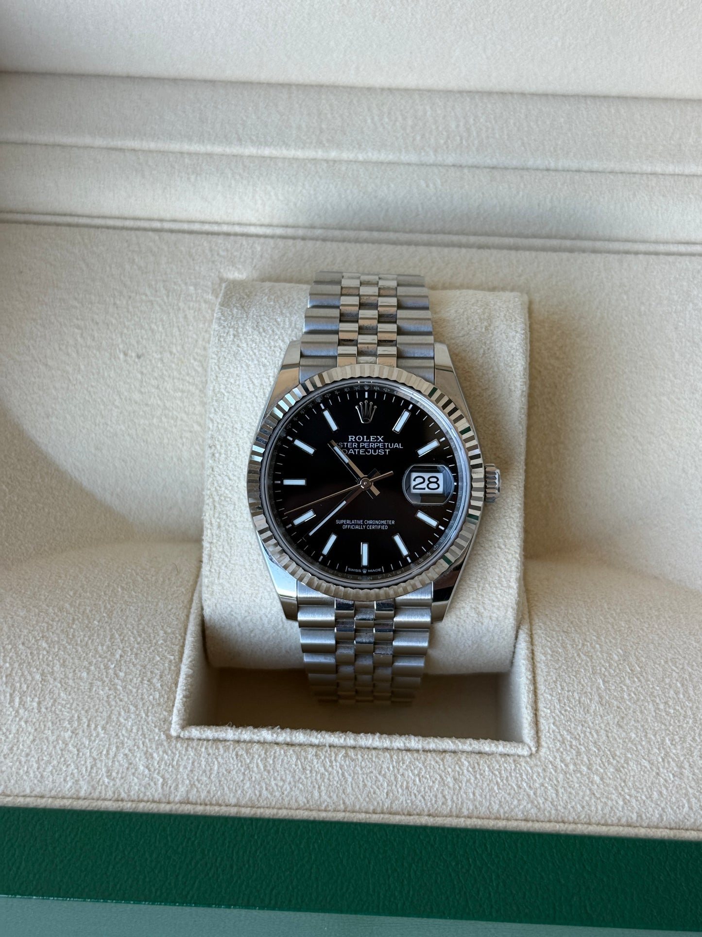 2023 Rolex Datejust Black Dial 36mm 126234