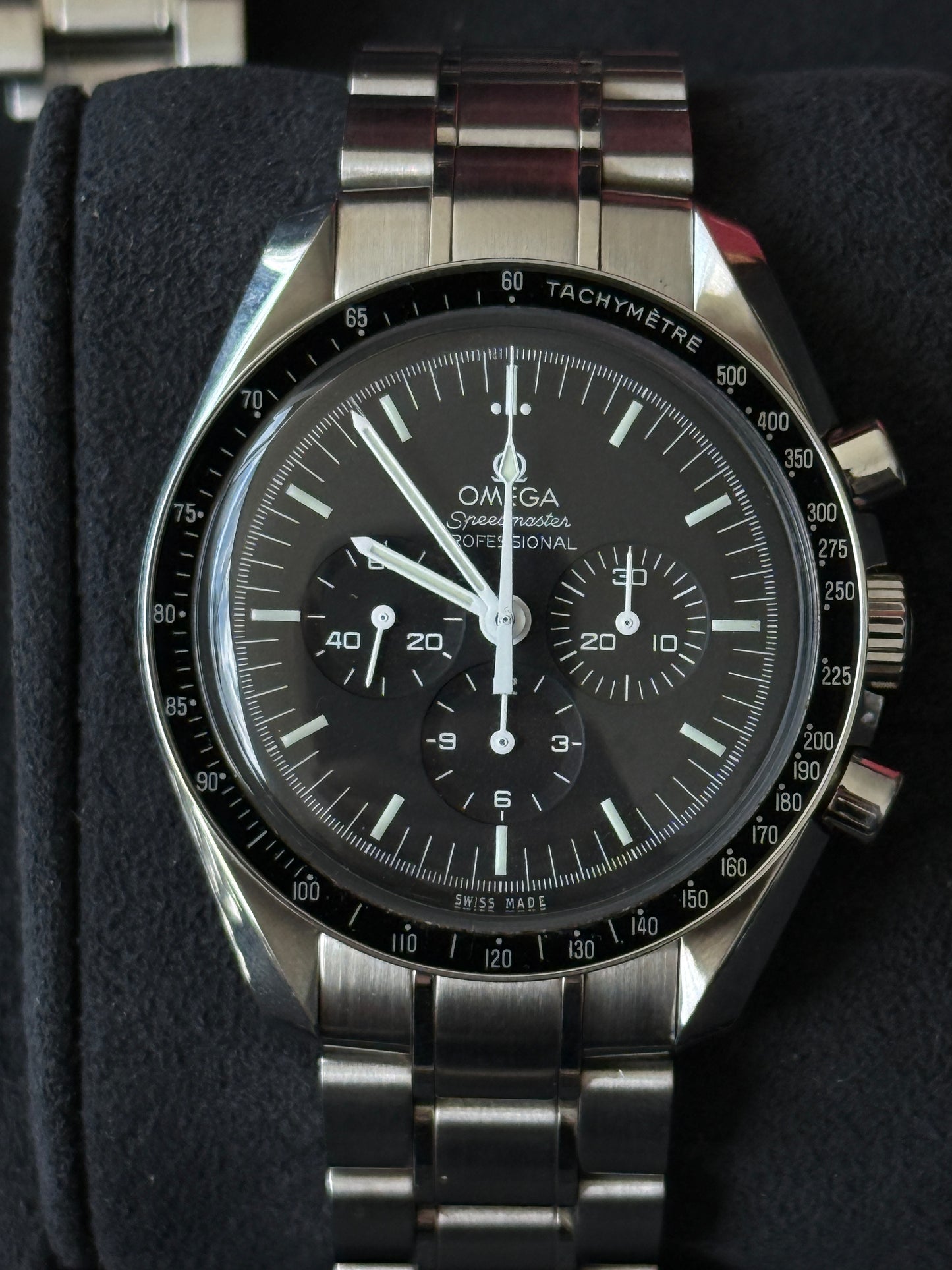 2018 Omega Speedmaster Moonwatch Pro Hesalite Cal. 1861