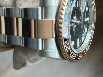 2024 Rolex GMT Master II “Rootbeer” Black/Brown Two Tone Rose Gold