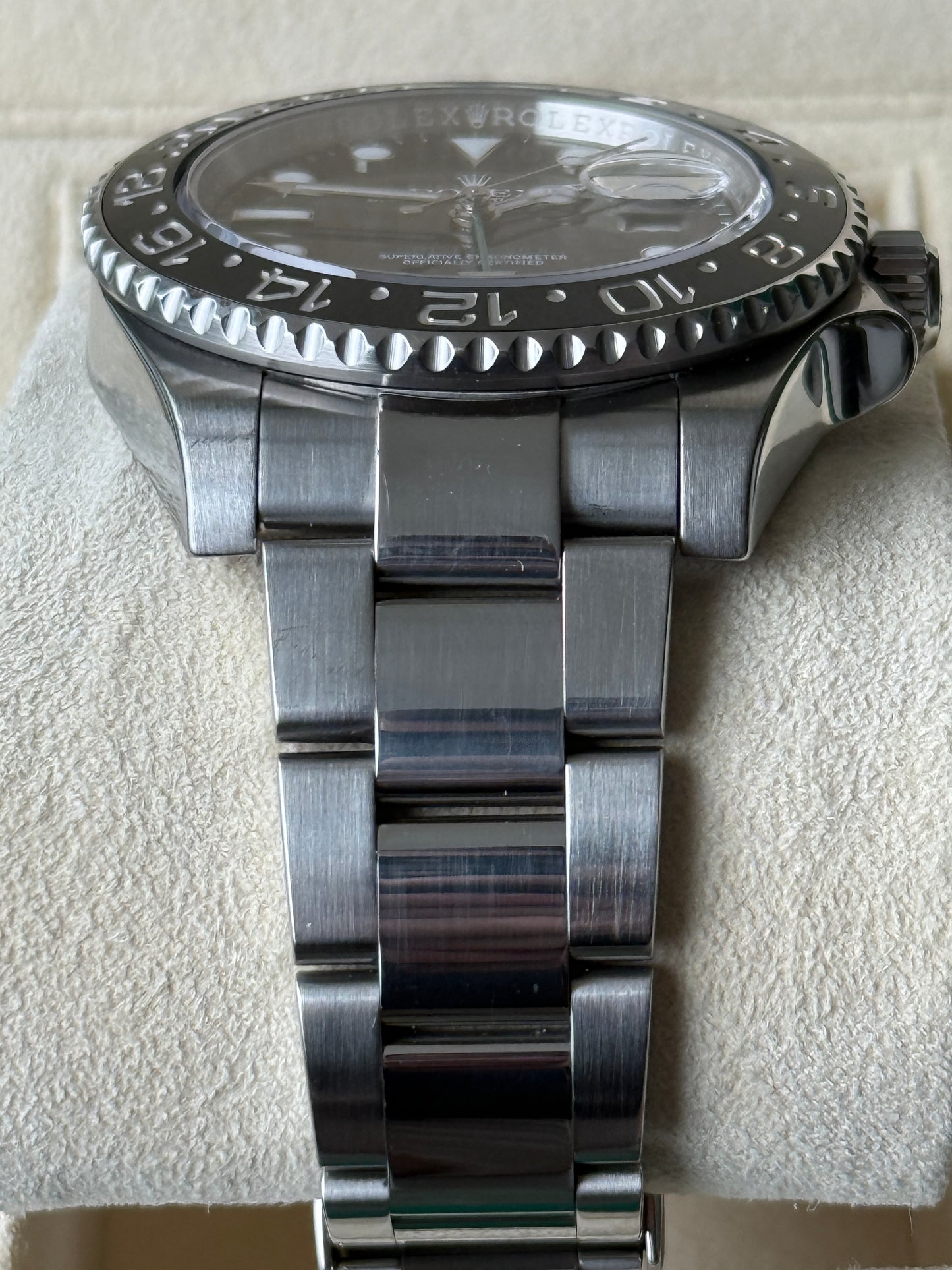 2015 Rolex GMT Master II "Green Arrow" 40mm 116710LN (2025 CPO - Still Under Warranty)