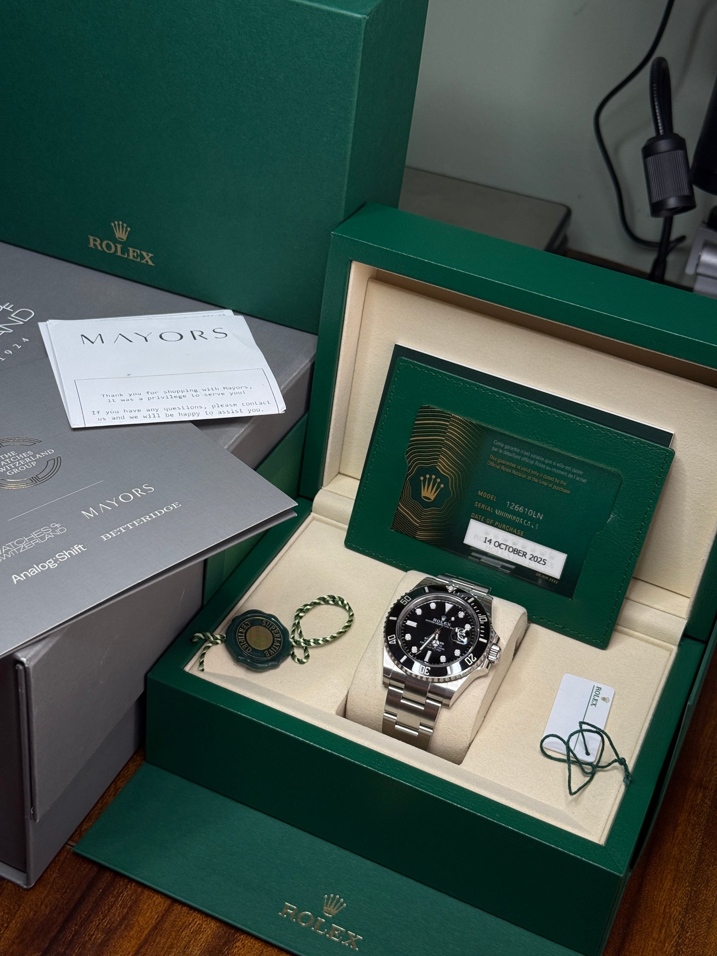October 2025 41mm Submariner Date 126610LN