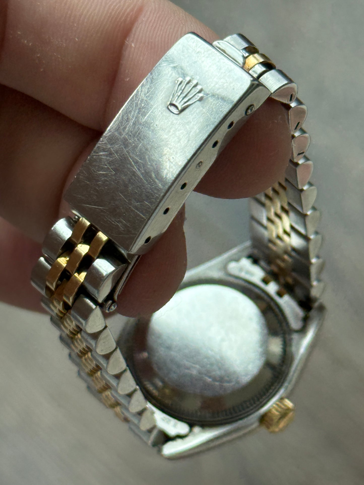 2000 Ladies Datejust 26mm Silver Dial Two Tone Yellow Gold