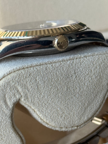 2022 Rolex Datejust Wimbledon Two Tone Yellow Gold 41mm 126333