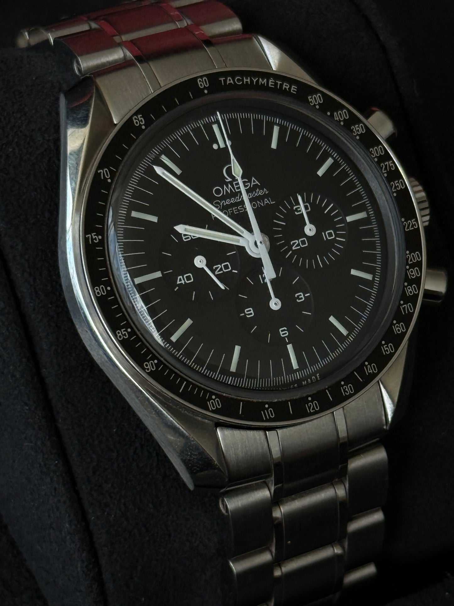 2018 Omega Speedmaster Moonwatch Pro Hesalite Cal. 1861