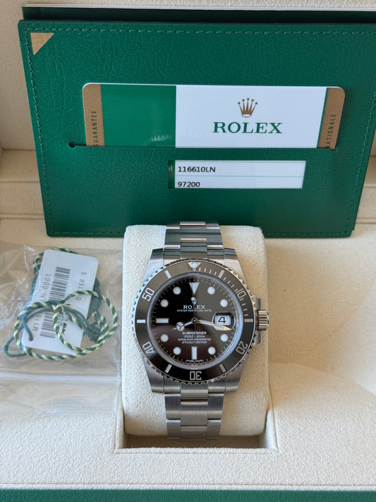 2018 Rolex Submariner Date 40mm 116610LN "NOS"