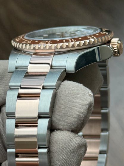 2024 Rolex GMT Master II “Rootbeer” Black/Brown Two Tone Rose Gold