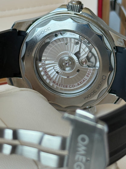 2023 Omega Seamaster 300m White on Black Rubber