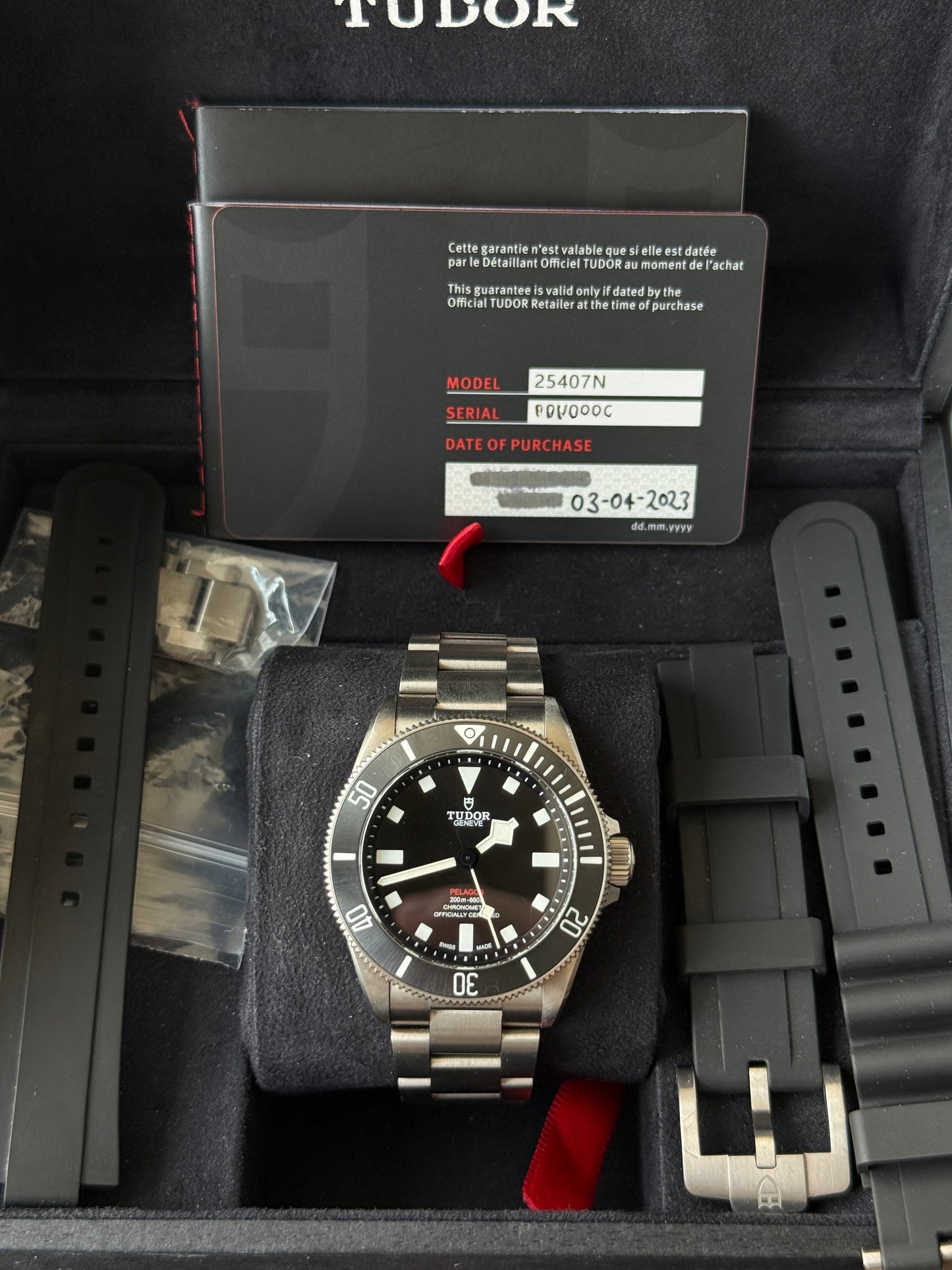 2023 Tudor Pelagos Black Titanium 39mm 25407N