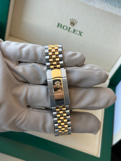 2022 Rolex Datejust Wimbledon Two Tone Yellow Gold 41mm 126333