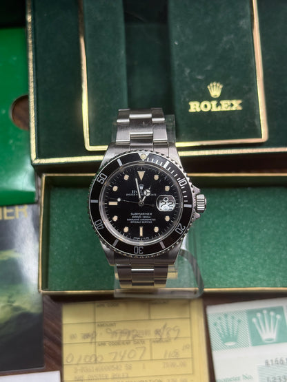 1989 Rolex 40mm Submariner Date 16610 Complete Collector’s Set