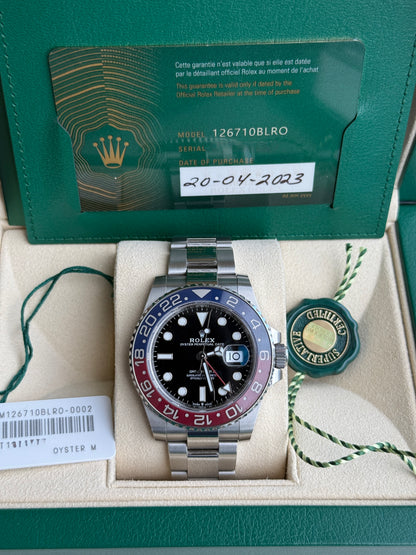 2023 Rolex GMT Master II “Pepsi” Blue/Red