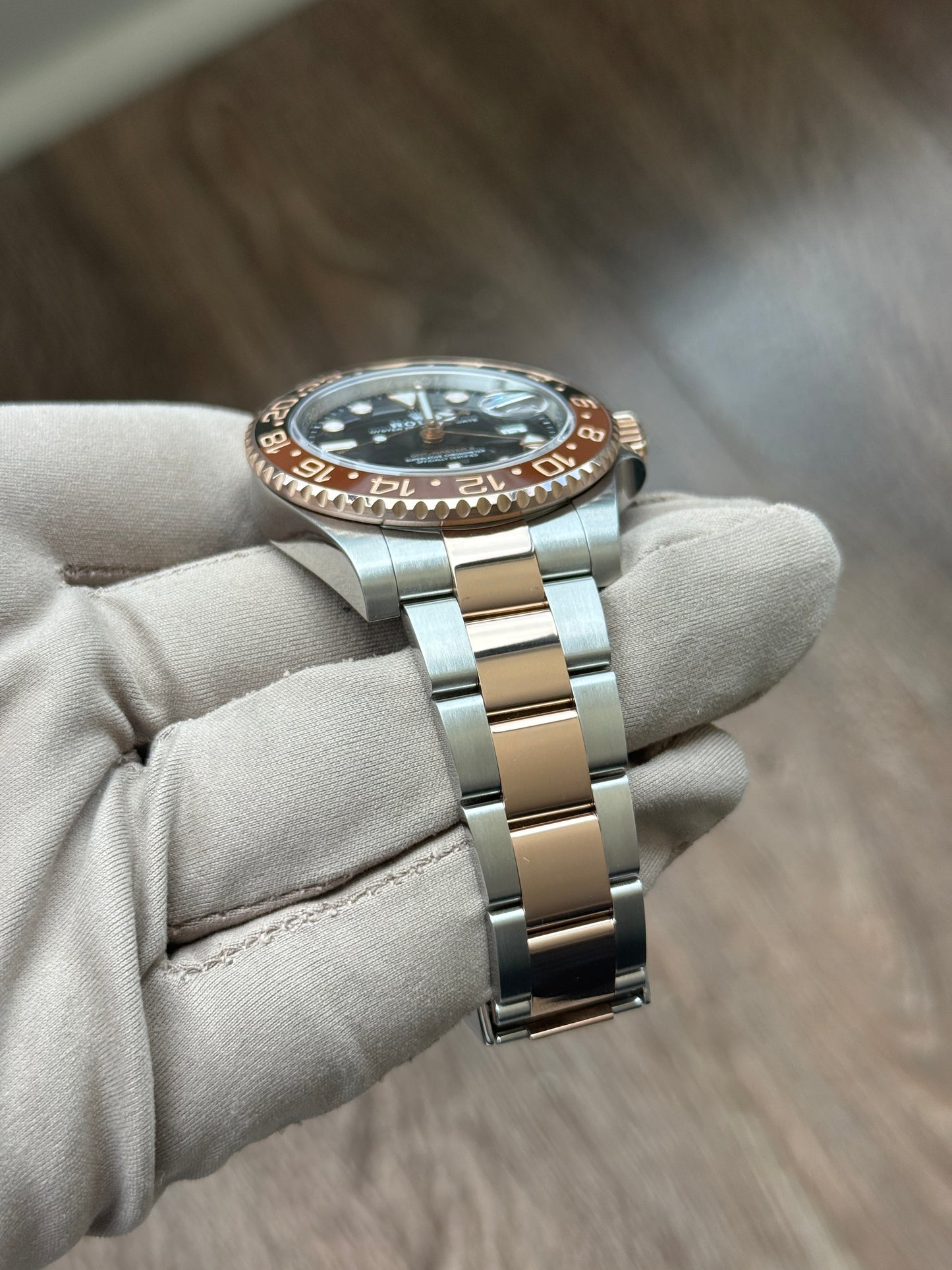 2024 Rolex GMT Master II “Rootbeer” Black/Brown Two Tone Rose Gold