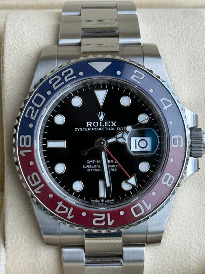 2023 Rolex GMT Master II “Pepsi” Blue/Red