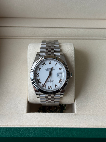 2025 Rolex Datejust 41mm White Roman