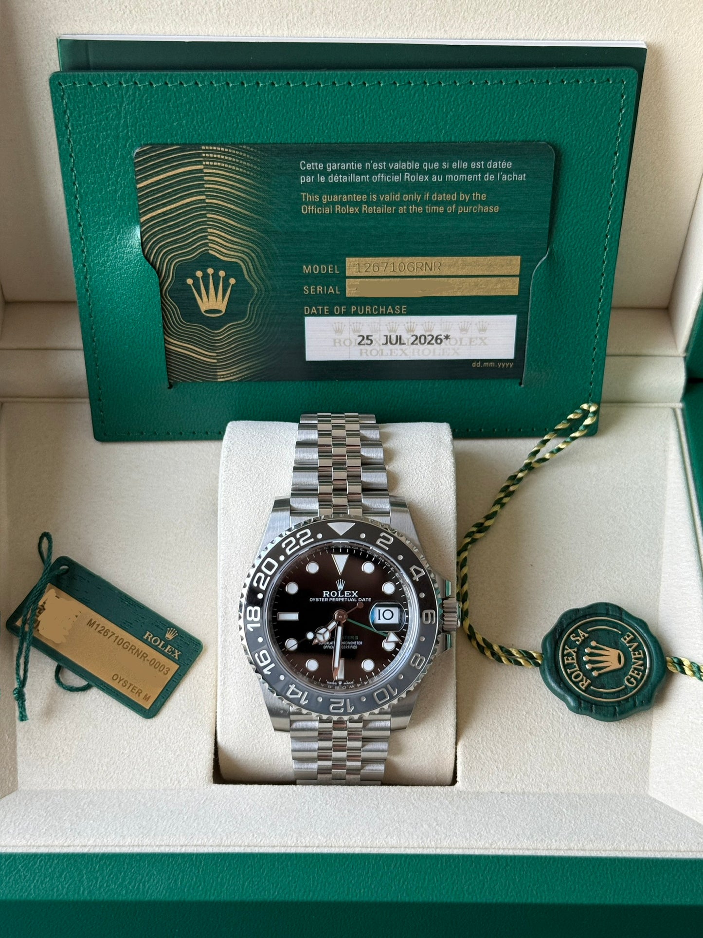 2026 Rolex GMT Master II “Bruce Wayne” Black/Gray