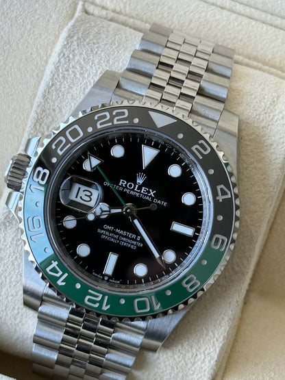 2024 Rolex GMT Master II “Sprite” Black/Green 40mm 126720VTNR
